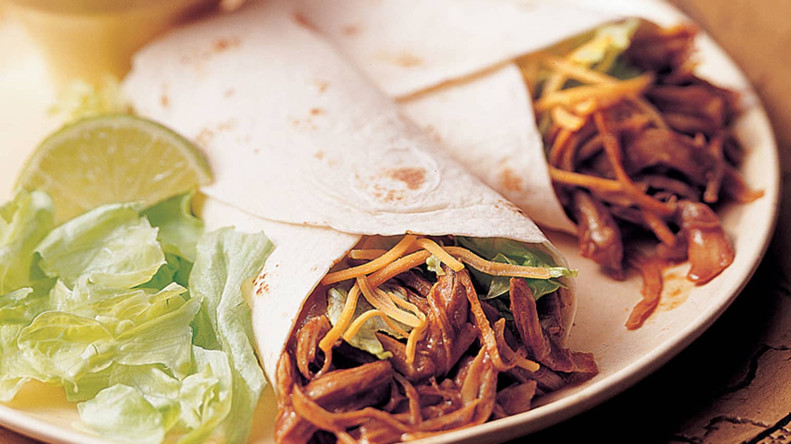 Slow Cooker Tex Mex Turkey Wraps for a Crowd Old El Paso